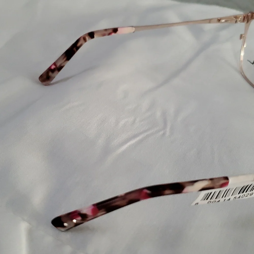New Sean John SJLO6015WM Matte Brown W/Shiny Rose Gold Eyeglass Frame. 53-20-140